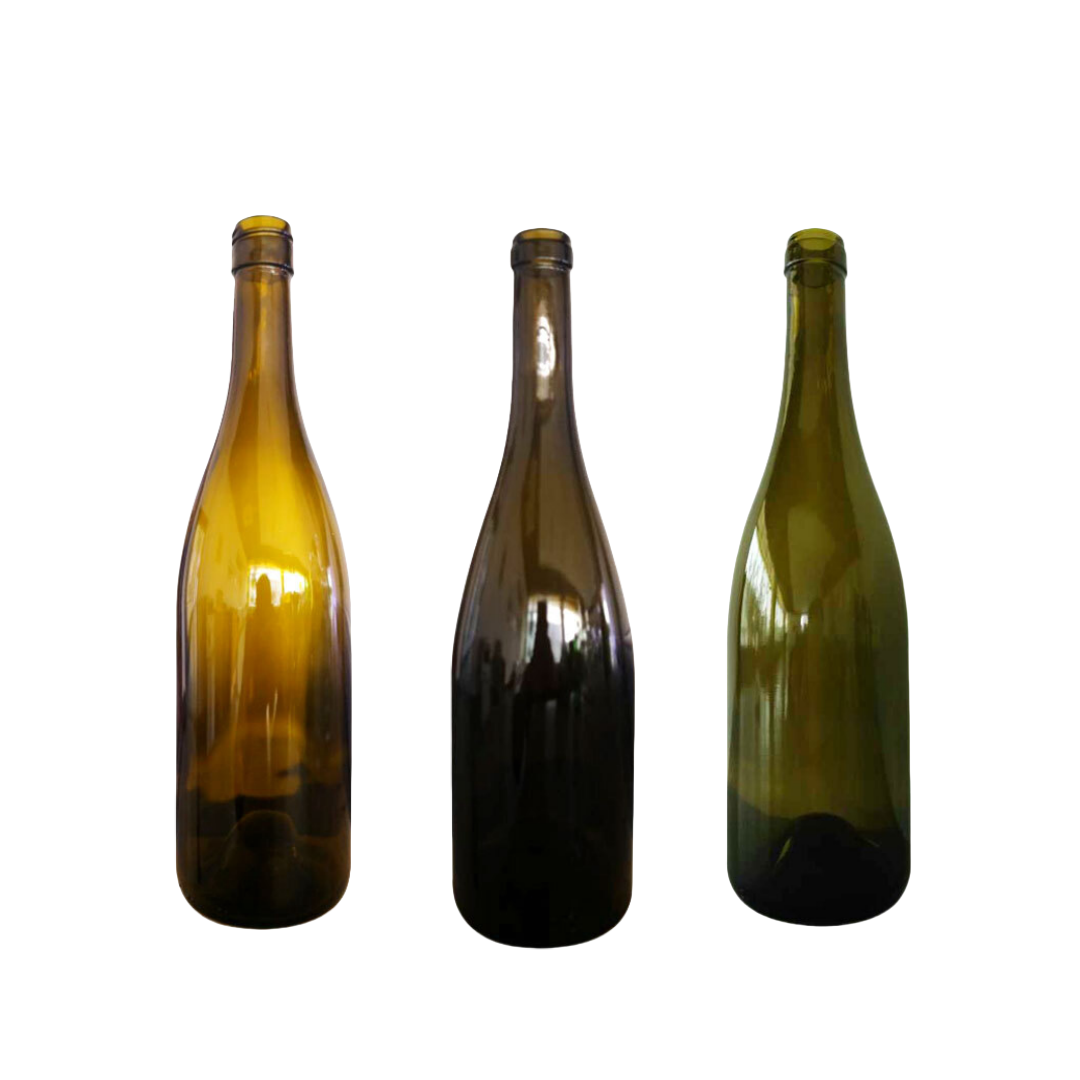 750ml Szklana Butelka do Wina Burgundzkiego